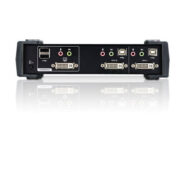 CS1762A 1 کی وی ام سوئیچ دو پورت USB / DVI همراه با صدا و KVMP مدل CS1762A